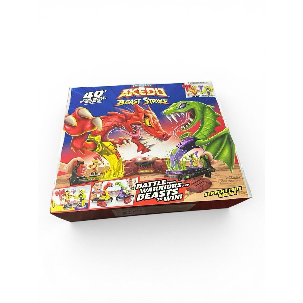 Legends of Akedo Beast Strike Serpent Fury Arena Playset NIB NEW